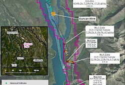 Figure 2 Duncan Lake Zinc Project